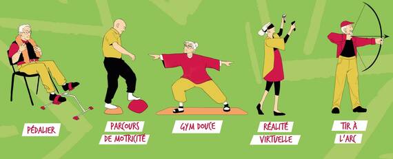 Activités sportives et ludiques pour les personnes âgées, mercredi 25 mars à Romilly-sur-Seine