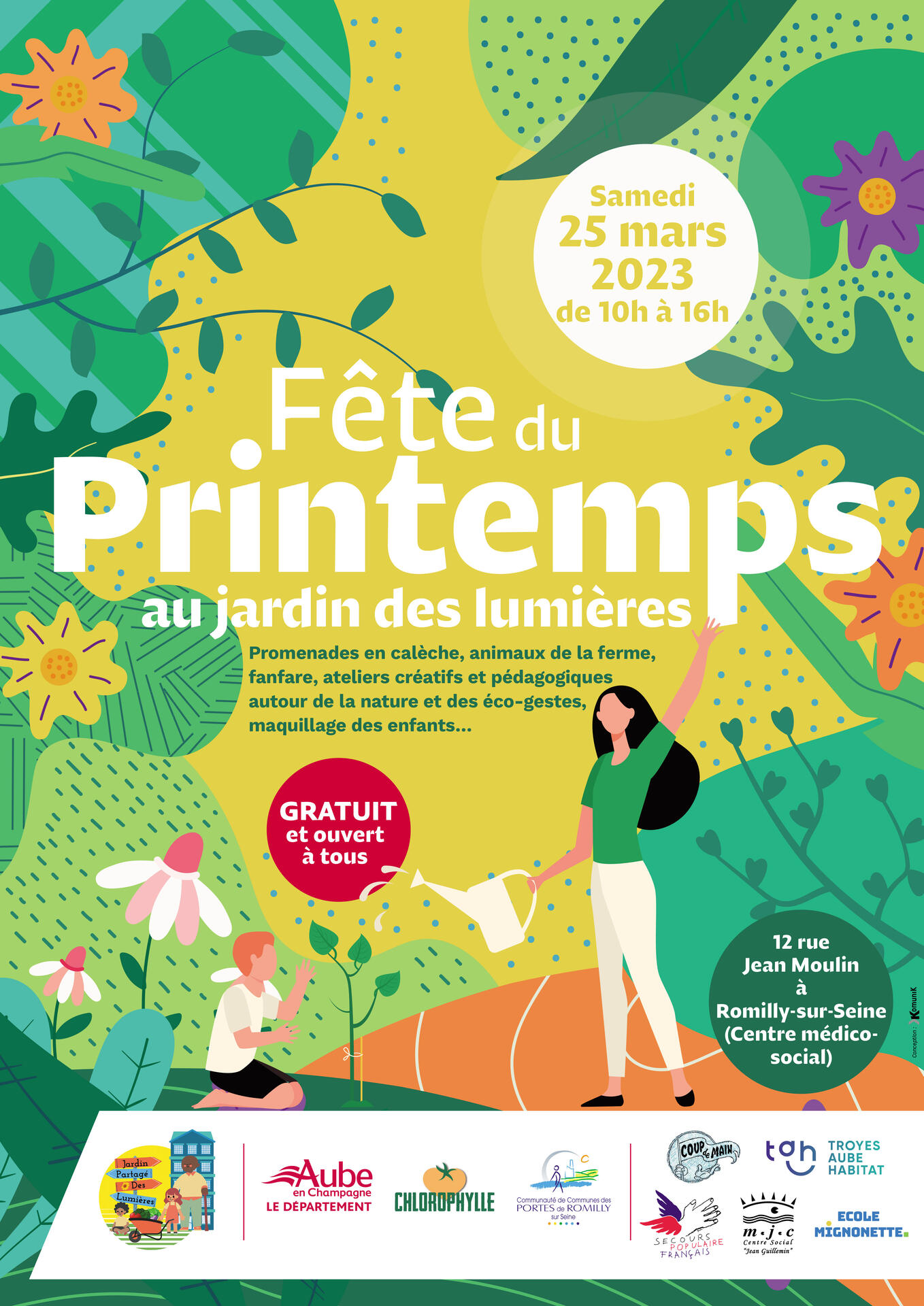 Fête du printemps au jardin des lumières Département de l'Aube