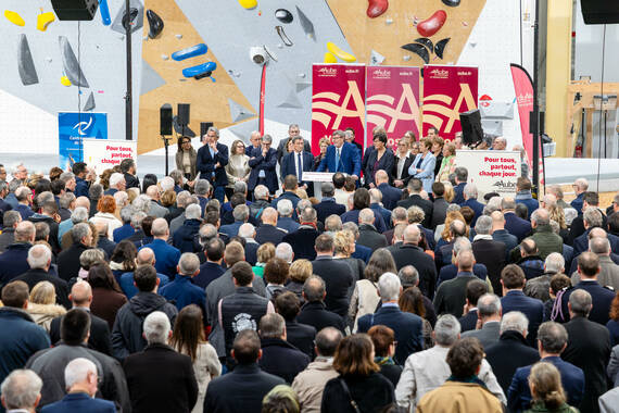Discours de Philippe Dallemagne, président du Département de l'Aube, lors des voeux 2026